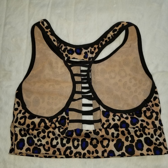 VS SPORT LEOPARD PRINT BRA VICTORIA SECRET SPORT … - Picture 2 of 4